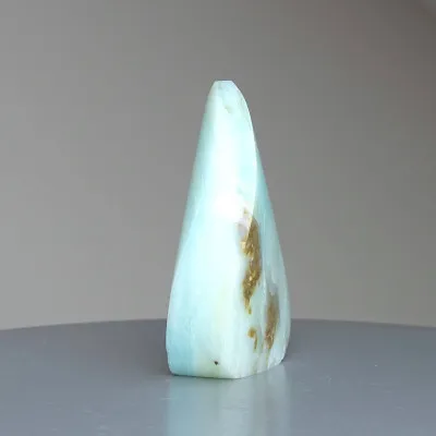 Andean natural blue opal polished 123g, Peru |MINERALS-STONES