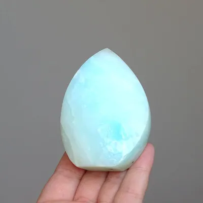 Andiner natürlicher blauer Opal, poliert 123g, Peru |MINERALS-STONES