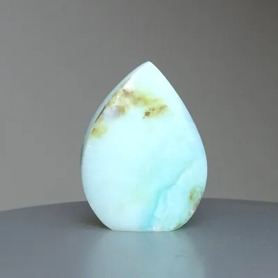 Andean natural blue opal polished 140g, Peru |MINERALS-STONES