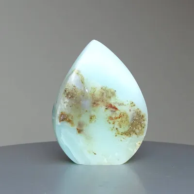 Andiner natürlicher blauer Opal, poliert 140g, Peru |MINERALS-STONES