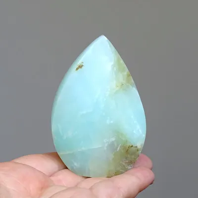 Andiner natürlicher blauer Opal, poliert 113g, Peru |MINERALS-STONES