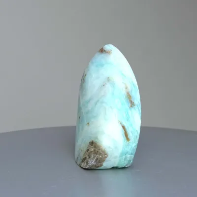 Andiner natürlicher blauer Opal, poliert 115g, Peru |MINERALS-STONES
