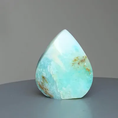 Andiner natürlicher blauer Opal, poliert 115g, Peru |MINERALS-STONES