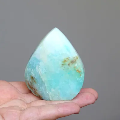 Andský přírodní opál modrý leštěný 115g, Peru |MINERALS-STONES®