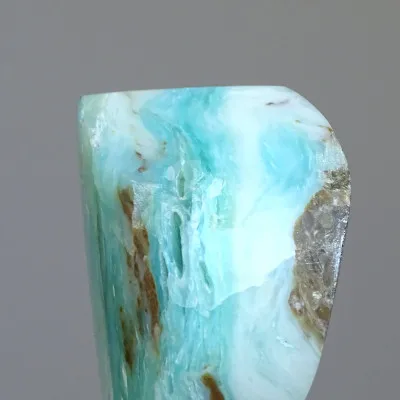 Andean natural blue opal polished 115g, Peru |MINERALS-STONES