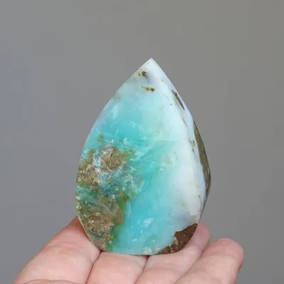 Andský přírodní opál modrý leštěný 76g, Peru |MINERALS-STONES®
