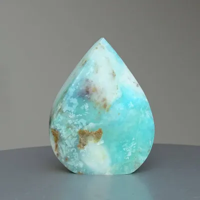 Andean natural blue opal polished 106g, Peru |MINERALS-STONES