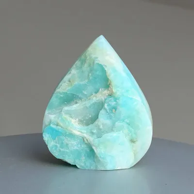 Andský přírodní opál modrý leštěný 133g, Peru |MINERALS-STONES®