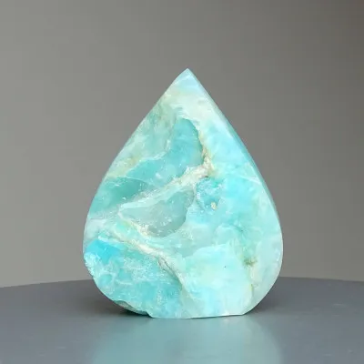Andský přírodní opál modrý leštěný 133g, Peru |MINERALS-STONES®