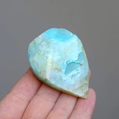 Andský přírodní opál modrý leštěný 50g, Peru |MINERALS-STONES®