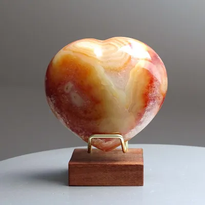 Karneol leštěný srdce 364g, Madagaskar | MINERALS-STONES®