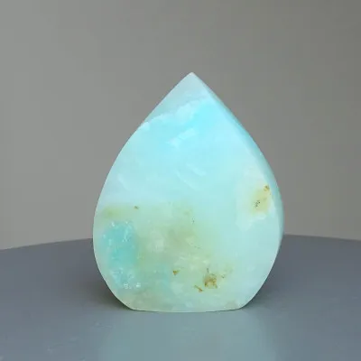 Andiner natürlicher blauer Opal, poliert 117g, Peru |MINERALS-STONES