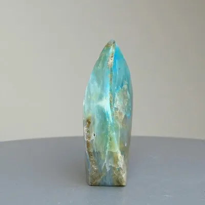 Andiner natürlicher blauer Opal, poliert 42g, Peru |MINERALS-STONES