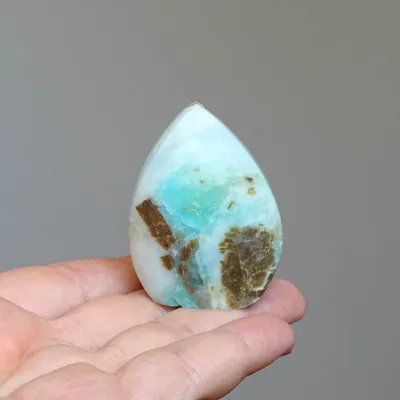 Andský přírodní opál modrý leštěný 36g, Peru |MINERALS-STONES®