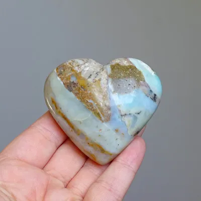 Andský přírodní opál modrý leštěný 103g, Peru |MINERALS-STONES®