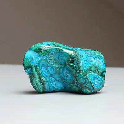 Malachite - chrysocolla natural polished 190g, Congo | MINERALS-STONES