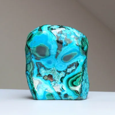 Malachit-Chrysokoll, natürlich poliert 741g, Kongo | MINERALS-STONES