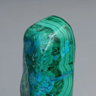 Malachite - chrysocolla natural polished 100g, Congo | MINERALS-STONES