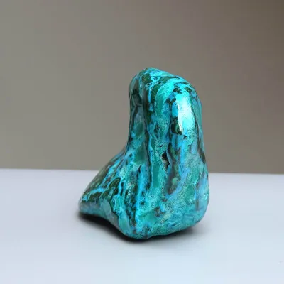 Malachite - chrysocolla natural polished 373g, Congo | MINERALS-STONES