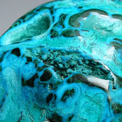 Malachite - chrysocolla natural polished 373g, Congo | MINERALS-STONES