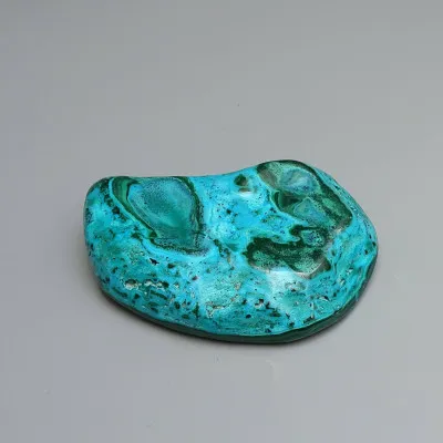 Malachit - chryzokol přírodní leštěný 156g, Kongo | MINERALS-STONES®