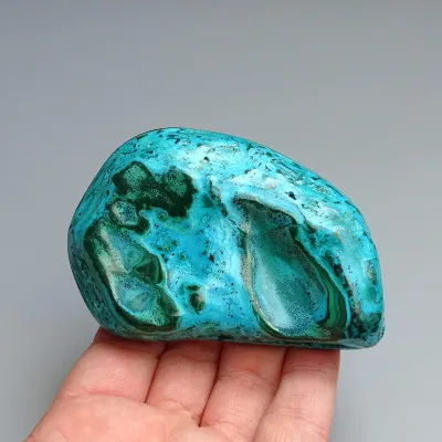 Malachite - chrysocolla natural polished 156g, Congo | MINERALS-STONES