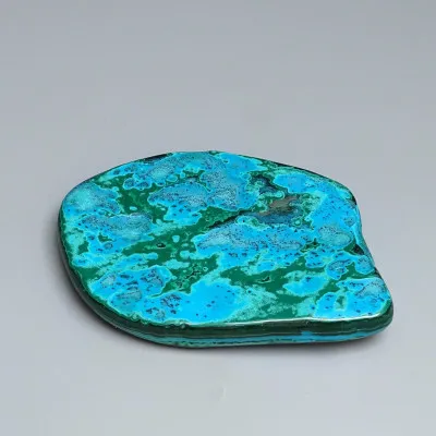 Malachit - chryzokol přírodní leštěný 274g, Kongo | MINERALS-STONES®