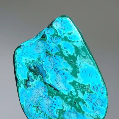Malachit - chryzokol přírodní leštěný 274g, Kongo | MINERALS-STONES®