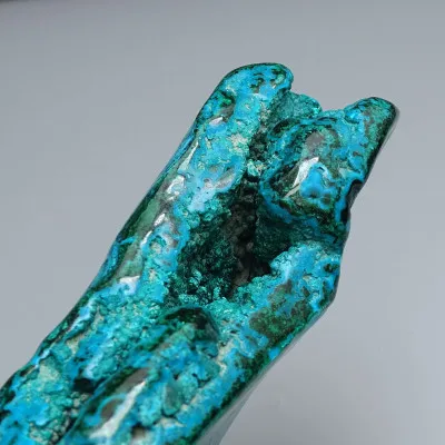 Malachit - chryzokol přírodní leštěný 1034g, Kongo | MINERALS-STONES®