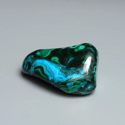 Malachite - chrysocolla natural polished 170g, Congo | MINERALS-STONES