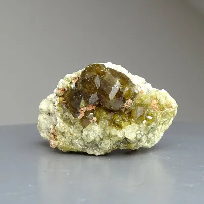 Garnet grossular crystals in rock 70.8g, Mali | MINERALS-STONES