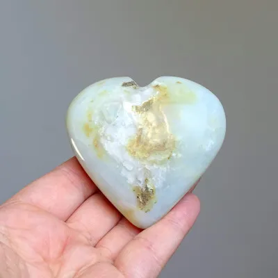 Andský přírodní opál modrý leštěný 132g, Peru |MINERALS-STONES®