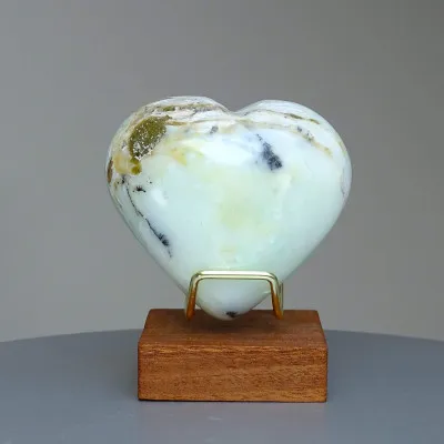 Andiner natürlicher blauer Opal, poliert 128g, Peru |MINERALS-STONES