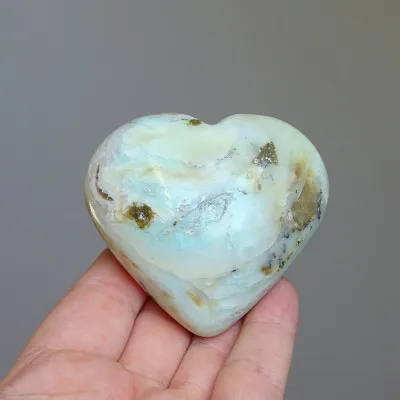 Andiner natürlicher blauer Opal, poliert 128g, Peru |MINERALS-STONES