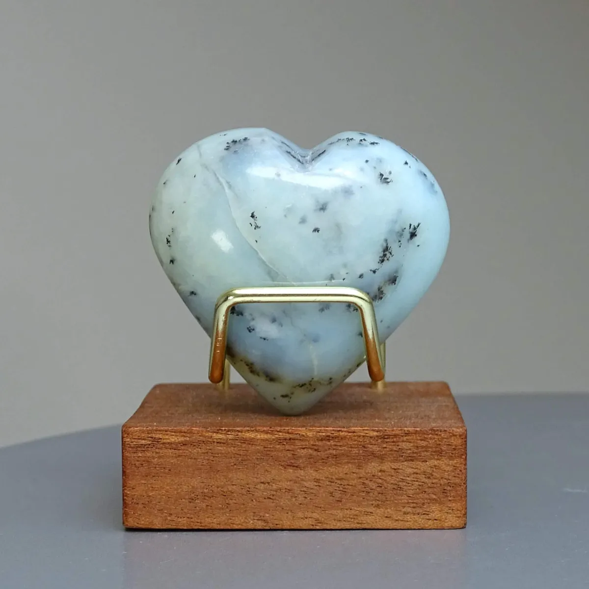 Andiner natürlicher blauer Opal, poliert 42g, Peru |MINERALS-STONES