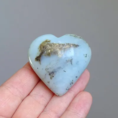 Andean natural blue opal polished 42g, Peru |MINERALS-STONES