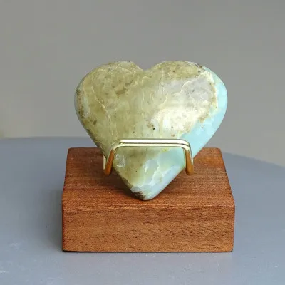 Andean natural blue opal polished 29g, Peru |MINERALS-STONES