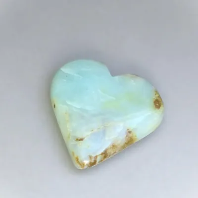 Andean natural blue opal polished 29g, Peru |MINERALS-STONES