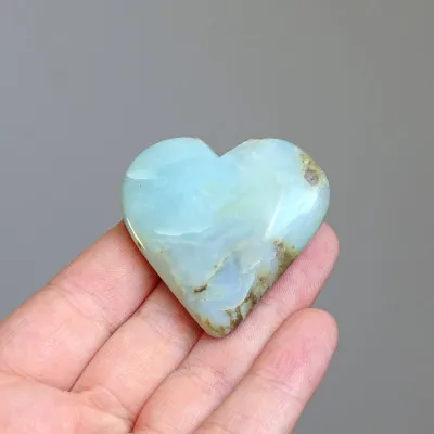 Andiner natürlicher blauer Opal, poliert 29g, Peru |MINERALS-STONES
