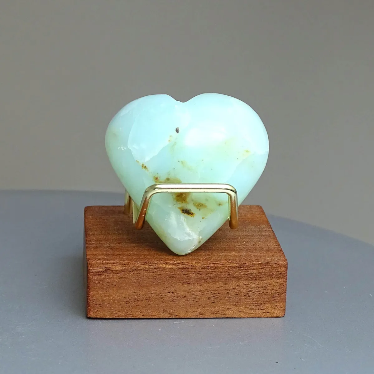 Andiner natürlicher blauer Opal, poliert 33g, Peru |MINERALS-STONES