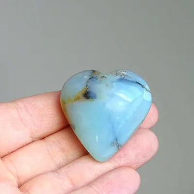 Andský přírodní opál modrý leštěný 28g, Peru |MINERALS-STONES®