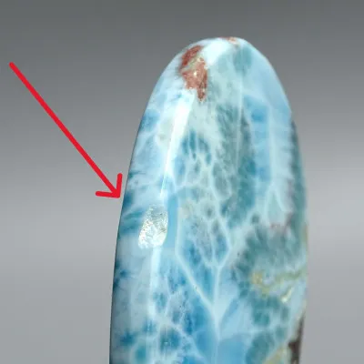 Larimar přírodní leštěný kabošon 25g, Dominikánská republika