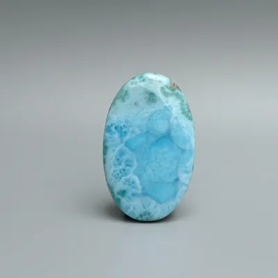 Larimar natural polished cabochon 17.4g, Dominican Republic