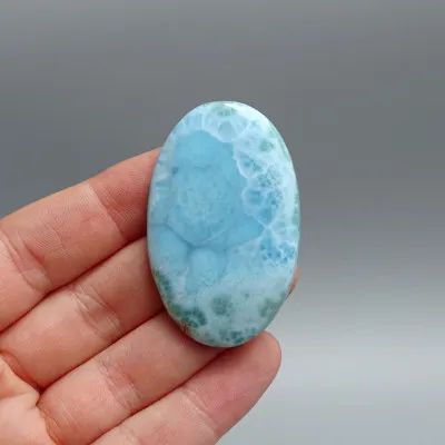 Larimar přírodní leštěný kabošon 17,4g, Dominikánská republika