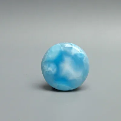 Larimar natural polished cabochon 14.2g, Dominican Republic
