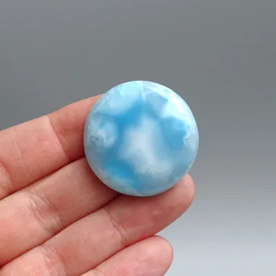 Larimar natürlich polierter Cabochon 14,2g, Dominikanische Republik