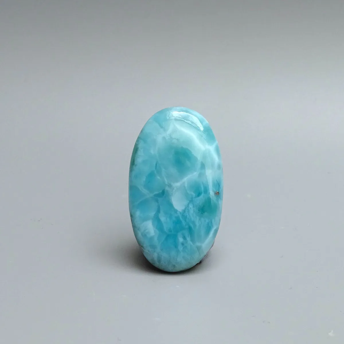 Larimar natürlich polierter Cabochon 11g, Dominikanische Republik