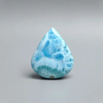 Larimar přírodní leštěný kabošon 12g, Dominikánská republika