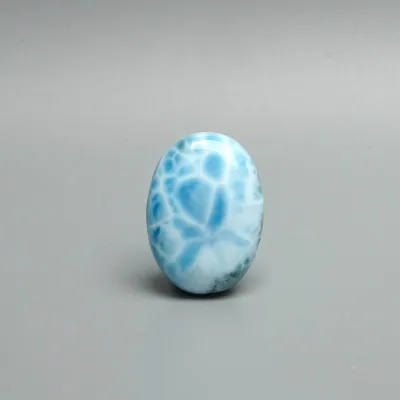 Larimar přírodní leštěný kabošon 6,9g, Dominikánská republika