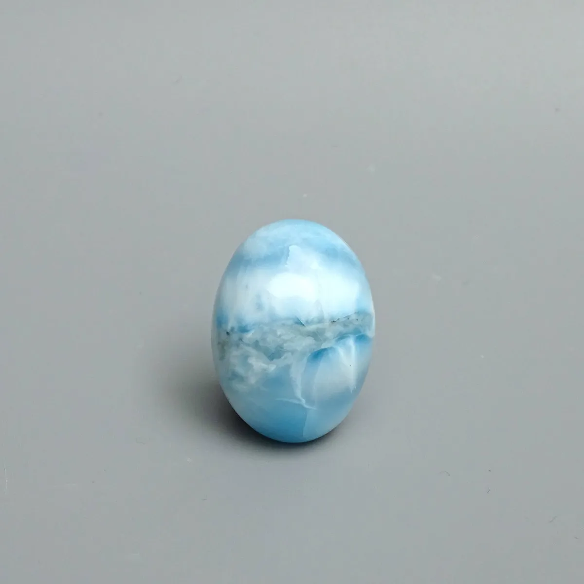 Larimar natürlich polierter Cabochon 5,4g, Dominikanische Republik